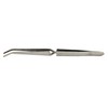 SE 6-1/2" Curved Cross Action Tweezers - 506TW