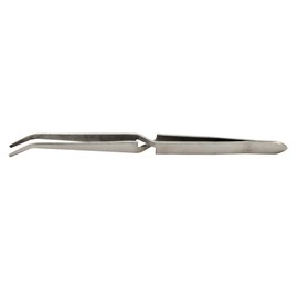 SE 6-1/2" Curved Cross Action Tweezers - 506TW