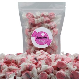 Gourmet Soft and chewy Salt Water Taffy Candies - Individually Wrapped - Bulk bags (Red Cherry, 5 Pound (Pack of 1))