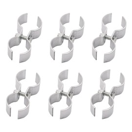 Double Pipe Clamp Chain Link Fence Clamps, glrovazas 6Pcs Panel Clamp Wing Nut Chain Link Panel Clamps Chain Link Fence, Used for Joining and Securing Gridwall Panels (28mm)