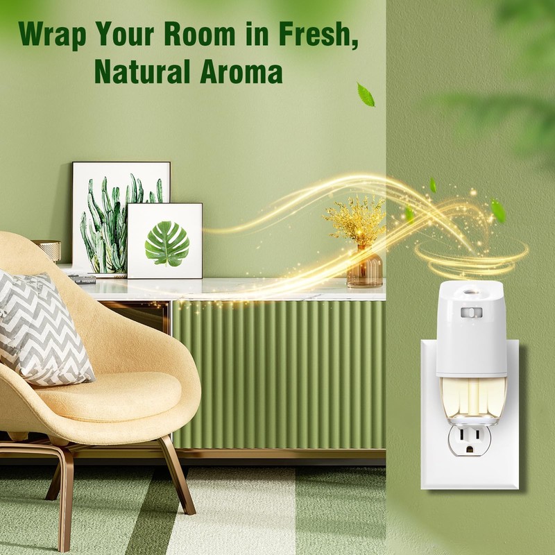 Plug In Refills Air Freshener -12 Pack for Home Bathroom