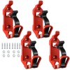 Xuegier Shovel Mount for Roof Rack, Metal Rubber Clamps, Wall