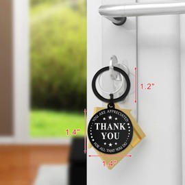 FALOGI Employee Appreciation Gifts - Coworker Gifts for Women & Men, Thank You Keyring for Teachers, Nurses & Volunteers