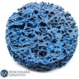 Benchmark Abrasives 2 Inch Sanding Discs Quick Change, Nylon, Male R-Type Backing - Drill & Die Grinder Sanding Disc Rust Remover for Metal Paint Stripper & Removal, Polishing - 10 Pack