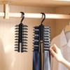 ZSMJAER Tie Holder, Adjustable Tie Holder, 20 Hooks, Does Not