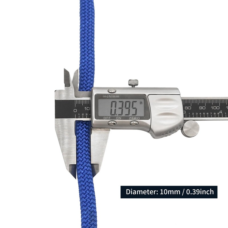 NewDoar CE & UIAA Certificated 18KN Static Climbing Rope 10mm