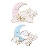 Moon Star - Decoración para tartas con diseño de nube,