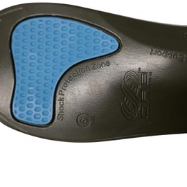 Luxe PU Foam Orthotic Shoe Insole Plantar Fasciitis Relief Arch Support Ultimate Foot Cushion Insert Heel Pain Relief 3-4.5 (X-Small)