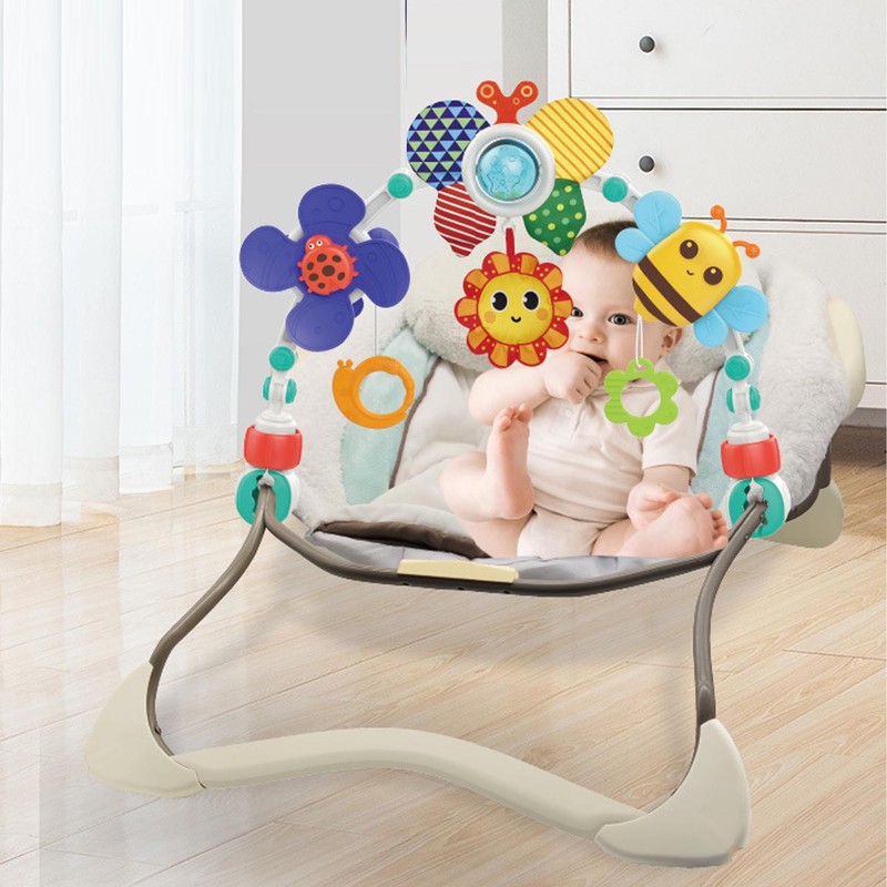 Baby Bed Hanging Rattles Multi Purpose Develop Hand Eye Coordination