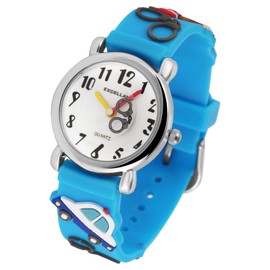 Exce Llanc Unisex Quartz Watch with Black Dial Analogue Display Quartz Rubber 407030000011