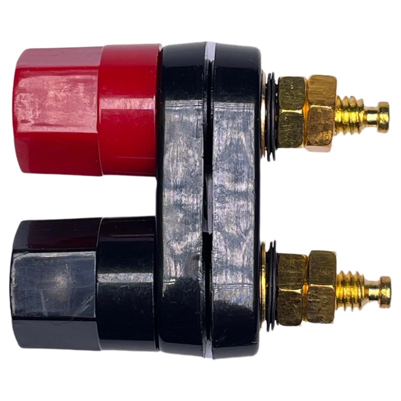 CESS Dual Binding Post, 4mm Banana Socket, 2 Way Gold-Plated