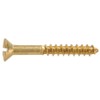 Hillman 1167 Brass Oval Head Slotted Wood Screw 8 x