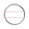 NewkeepsR 22G×8mm Titanium Hinged Clicker Nose Ring Sleeper Piercing Hoop