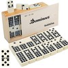 Domino Set for Adults, Double Nine Dominoes Set with Wooden