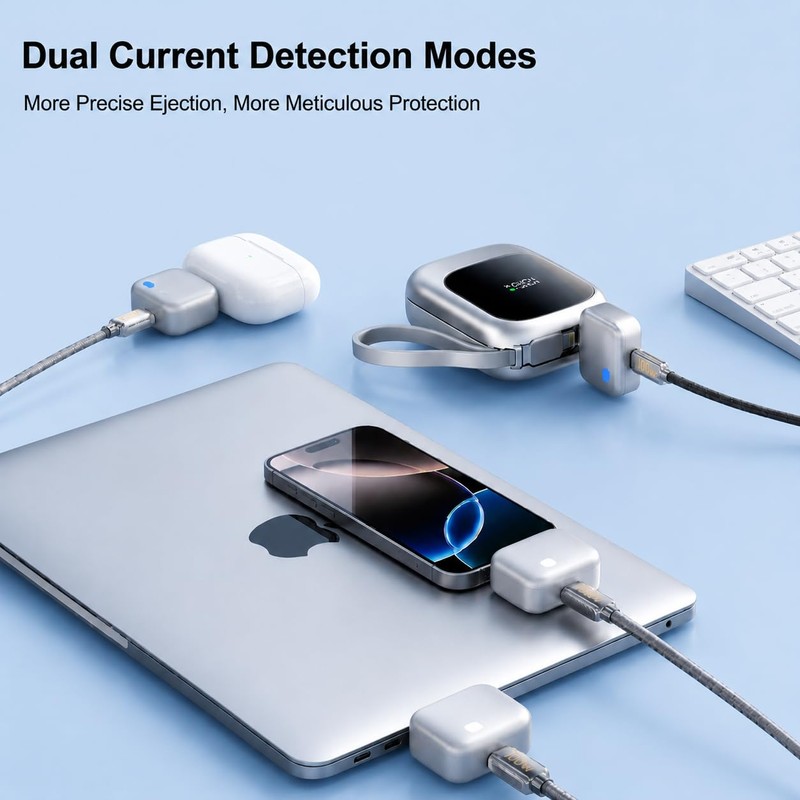 MBODMI Auto Stop Charging Adapter – USB-C Fast Charger with