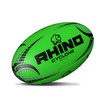 Rhino Cyclone XV Training Rugby Ball, Fluo Green, Size 5