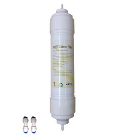 Jumbo Inline Carbon Water Filter Cartridge Replacement for NW08 / NW09 / NW14 / All Other Filter Systems with 1/4" Pipe