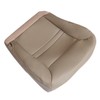 GXARTS Driver Side Bottom Replacement Leather Seat Cover Tan fit