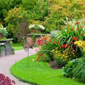 VANZACK Wind Spinners with Metal Stake, Metal Windmill Outdoor for Yard and Garden, Wind Sculptures Spinner Bronze Metal Windmill for Spring Garden Yard Lawn Patio Decoration 1Pc