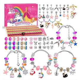 Gifts for 5 6 7 8 9 10 11 Year Old Teenage Girls Kids, Unicorn Gifts Girls Toys Age 8-12, Bracelet Making Kits for Girls Jewellery Making Kit for Girl Christmas Gifts Arts Crafts for Kids Age 6 7 8 9