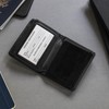 ASR Federal Black Leather Bifold RFID Wallet Police Badge Holder