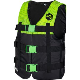 Mesle Life Jacket H210, 2XS-4XL, Swimming Aid for Adults and Children, Lightweight 50N Buoyancy Vest Men & Women, Impact Protection Vest for Jet Ski, SUP, Water Ski, Kayak, Wakeboard