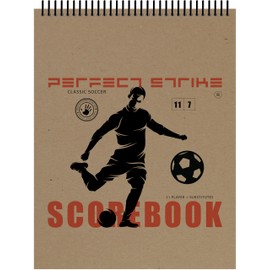 Perfect Strike Soccer Scorebook with Rules and Scoring Instructions : Heavy Duty. Adult and Youth Soccer. TS-11-7-M-V (1 Book)