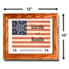 Civil War...Framed Abraham Lincoln 33 Star Campaign Flag