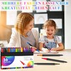 JOYIT Children's Felt Tip Pens, Watercolour Pencils with Two Tips,
