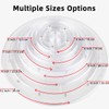Yatinkim 22.8 cm Acrylic Turntable Rotating Base Clear 360 Degree