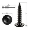 #10 x 1 (100 PCS) Modified Truss Head Wood Screws,