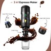 Portable Electric Espresso Machine, Car Self-Heating Coffee Maker with USB-DC,