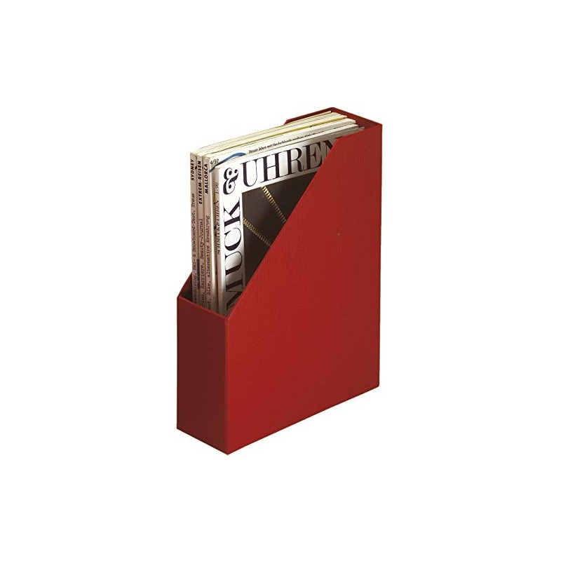 Rossler Soho A4 85mm Magazine Box - Red