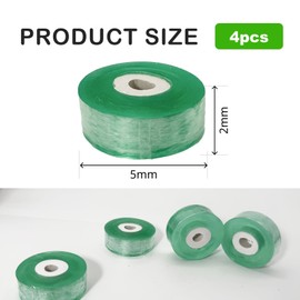 Pack of 4 Grafting Tape, Stretchy and Transparent, Stretchy and Transparent Tape, Biodegradable, Ideal for Plants, Flowers and Fruit Trees, 100 m Length, 2.1 cm Width