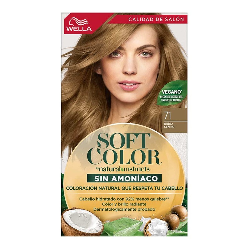 Soft Color Tinte Semi Permanente 71 Rubio Cenizo