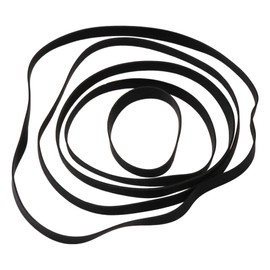 Yibuy Black Flat Cassette Tape Machine Recorder Rubber Belt 4 mm/0.15 Inch Pack of 50