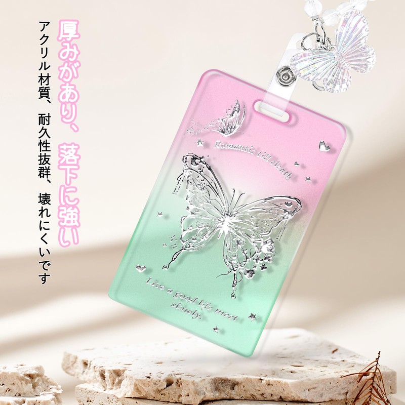 Newseego Pass Case, Commuter Passcase, Cute, Women's, IC Card Case,