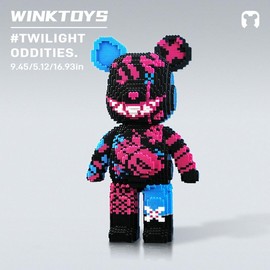 WINKTOYS [02]Jinx Bear,Bear Building Block,Winktoys building block,Bear Toys,Birthday Gift,Educational,Boy,Girl,Trend Decoration,Cool Gifts
