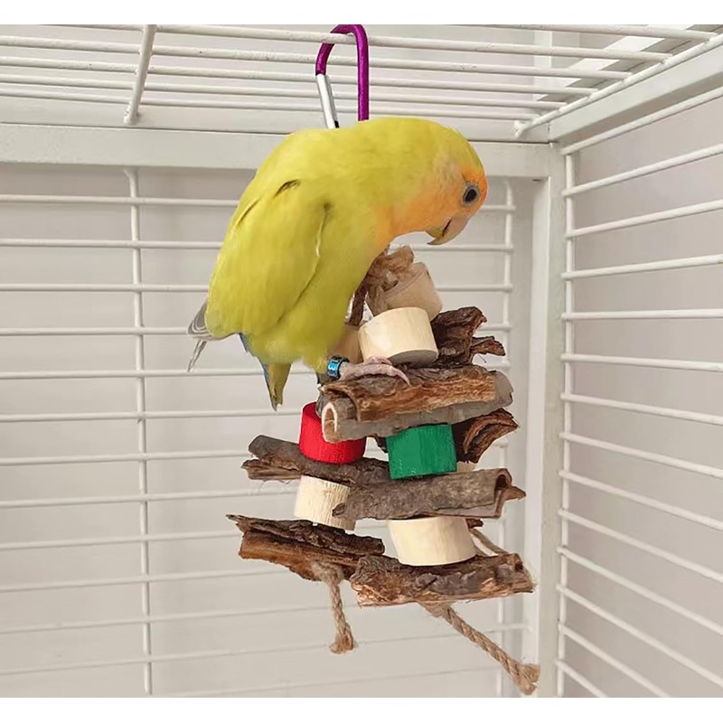 WEILFYONK Parrot Toy Bird Toy Hanging Toy Parrot Chew Toy
