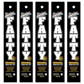 Sweetwood Smokehouse Fatty Meat Stick | Original Flavor | 5 Pack | 2 oz Sticks | USA Grass Fed Beef, Antibiotic Free Pork | Keto, Gluten Free, Slow Smoked Meat Snack | No Nitrites or Added MSG