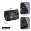 FEBWAN Inductive Hour Meter for Dirtbike Lawn Mower ATV Generator