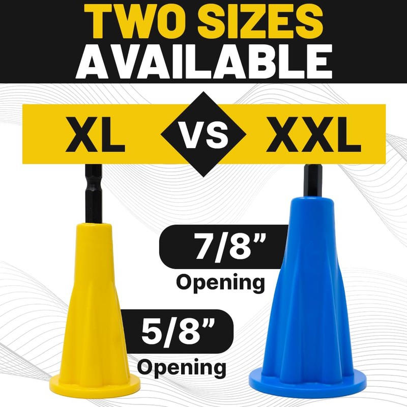 Rack-A-Tiers Nut Blaster - Tighten Wire Nuts with Drill, Universal