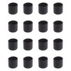 BCP 16pcs Black Color Round Table Chair Rubber Leg Tips