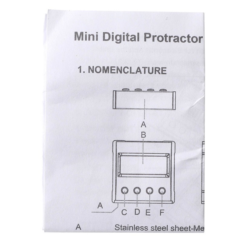 Mini Electronic Digital LCD Protractor Angle Finder Level Box Inclinometer