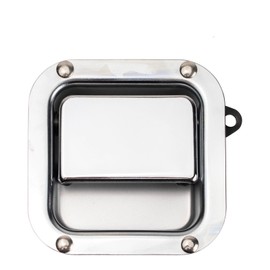 OKOVO Car Door Handle Interior Front Driver Side Left Chrome for Kenworth for T400 Base 89-98 for T450 Base 93-97 for T600A Base 86-05 for T800 Base 87-05 for W900 Base 82-04 K294-195