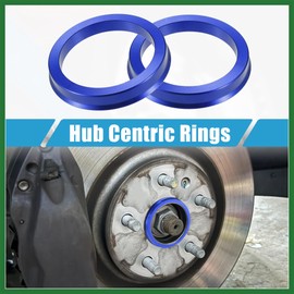 Motoforti Car Hub Centric Rings OD 67.1mm to ID 54.1mm Hub Centric Rings Wheel Bore Center Spacer Aluminum Alloy Blue (Set of 4) Long-lasting