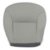 NLQR Front Driver Side Bottom, Perforated Replacement Seat Cover Gray