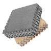 10Pcs Plush Foam Interlocking Carpet Tiles 11.8 X 11.8in Anti