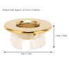 3cm/1.2in Sink Overflow Ring - Brass Material Sturdy Buckle Design