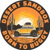 DESERT SANDBOX Born to Buggy Desert Baja Bug VW Volkswagen Window Bumper STICKER